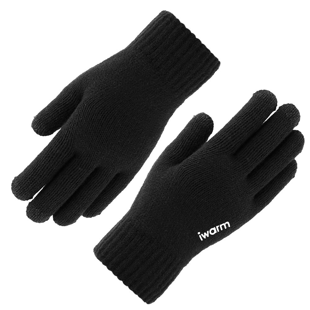Winter-Touchscreen-Handschuhe Iwarm ST0005, Größe 21cm, Schwarz