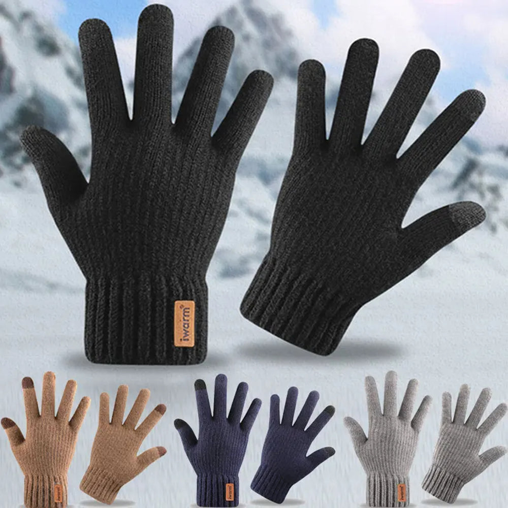 Winter-Touchscreen-Handschuhe Iwarm ST0016, Größe 22cm, Grau