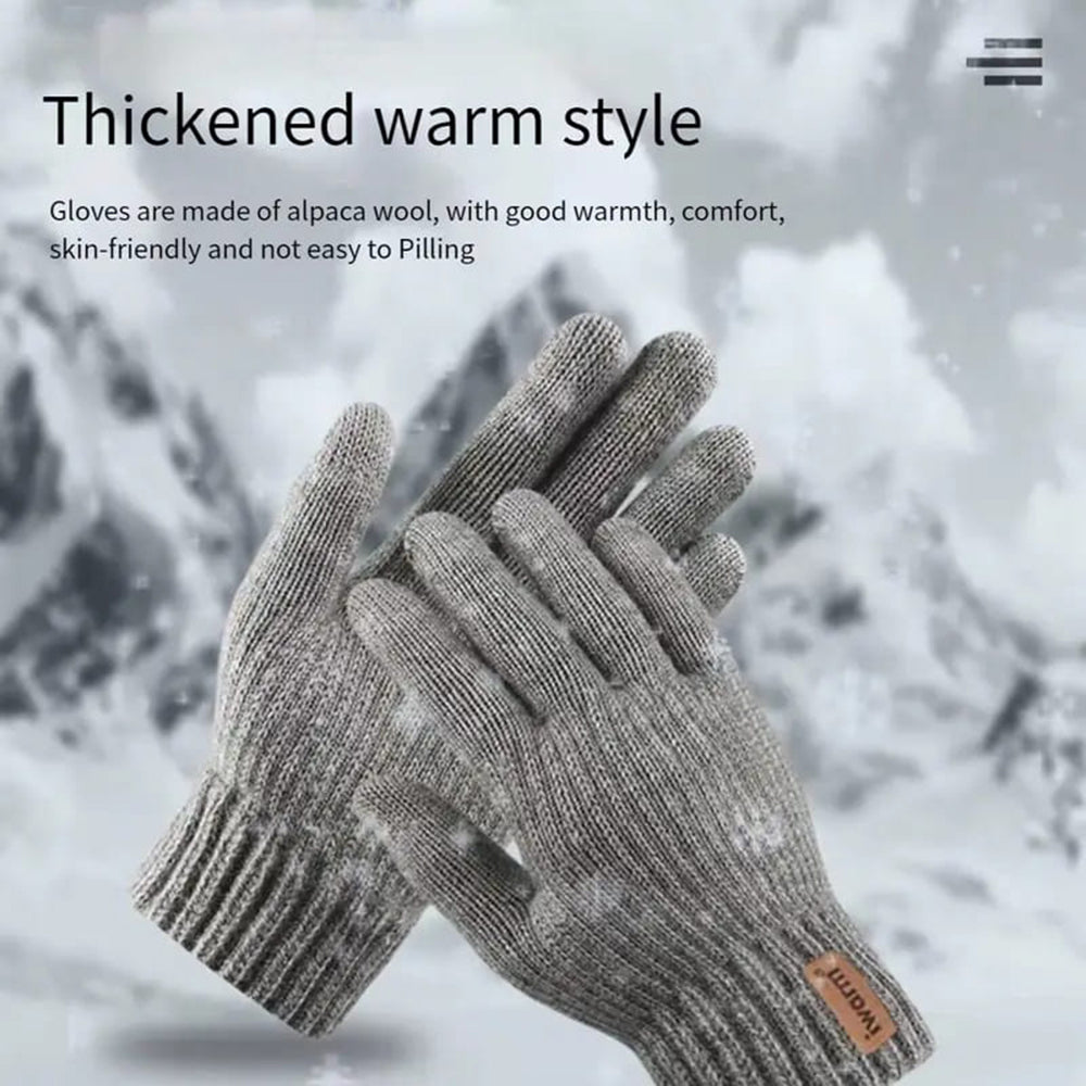 Winter-Touchscreen-Handschuhe Iwarm ST0016, Größe 22cm, Grau