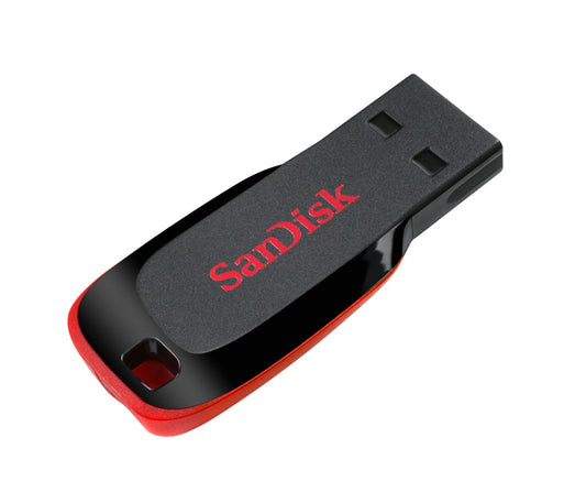 Externer USB-A Speicher SanDisk Cruzer Blade, 64Gb SDCZ50-064G-B35