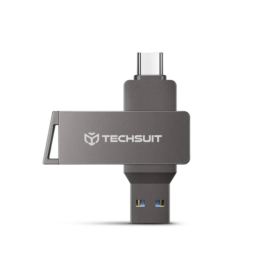 Memoria Esterna USB-A 3.0 / USB-C Techsuit THSM20, 256Gb