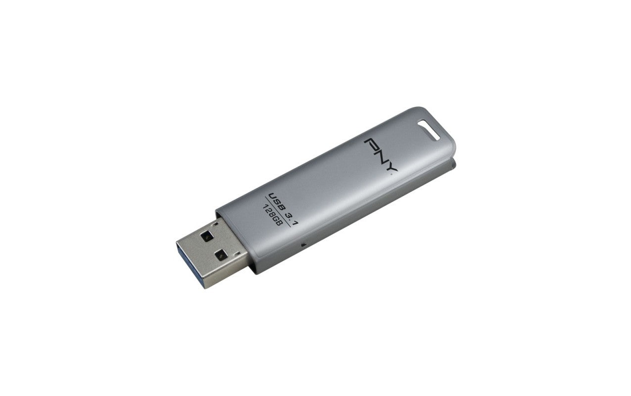 Memoria Esterna USB-A 3.1 PNY Elite Steel, 128Gb FD128ESTEEL31G-EF