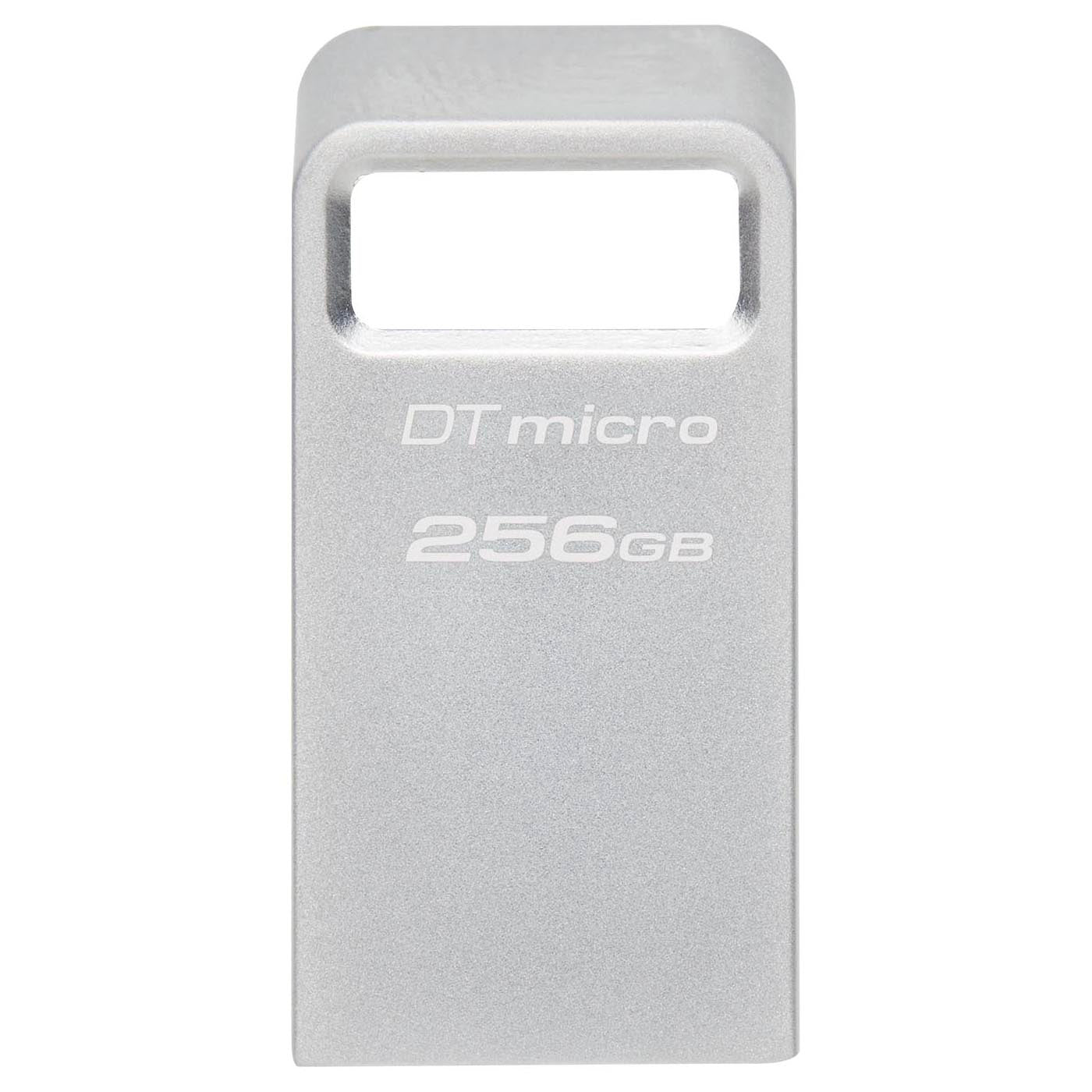 Kingston DataTraveler Micro G2 USB-A 3.2 Stick 256GB | Metall | Ultra-Kompakt
