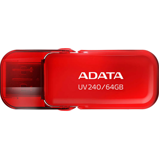 Externer USB-A-Speicher Adata UV240, 64Gb AUV240-64G-RRD