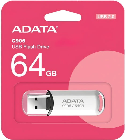 Memoria esterna USB-A Adata C906, 64Gb AC906-64G-RWH