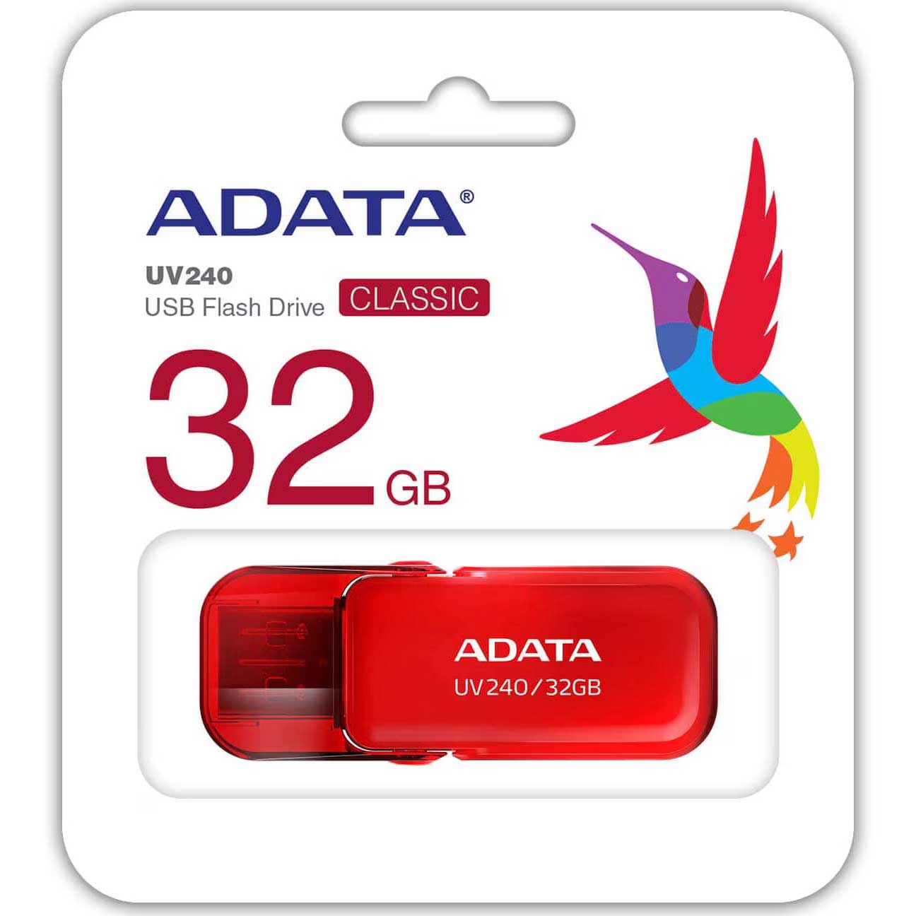 Memoria esterna USB-A Adata UV240 UV240, 32Gb AUV240-32G-RRD AUV240-32G-RRD