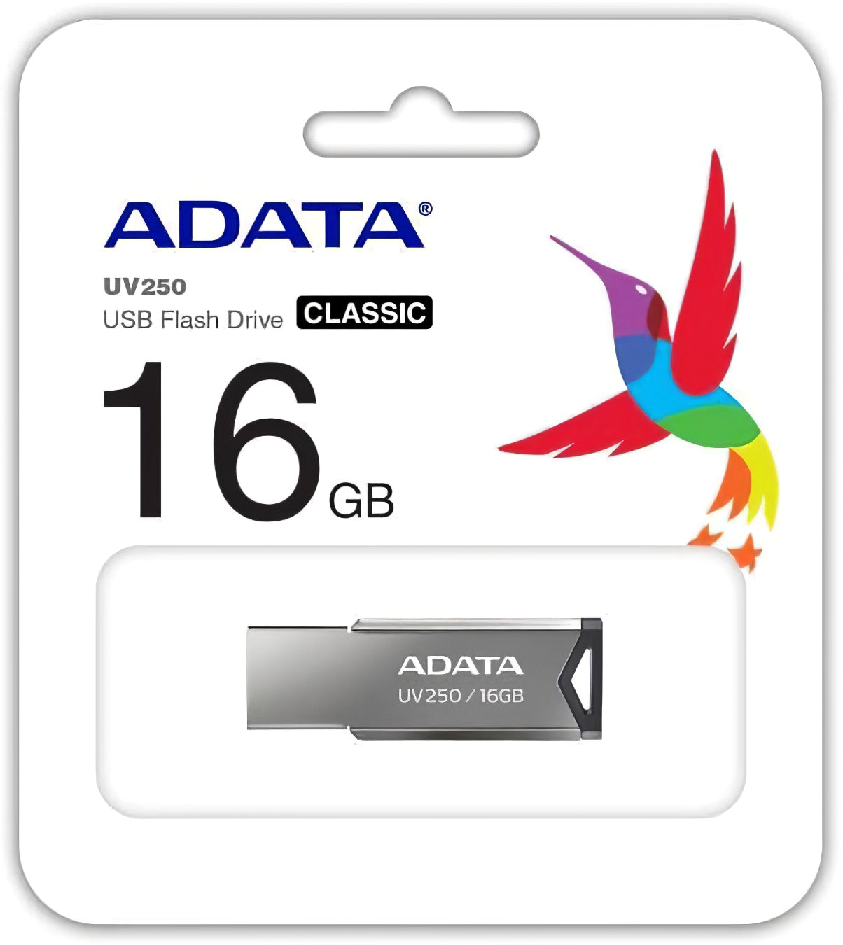 Mémoire externe USB-A Adata UV250, 16Gb AUV250-16G-RBK AUV250-16G-RBK