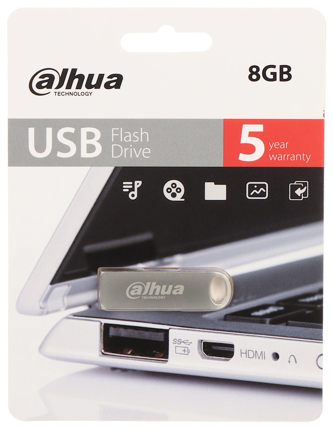 Memoria esterna Dahua USB-A, 8Gb DHI-USB-U106-20-8GB