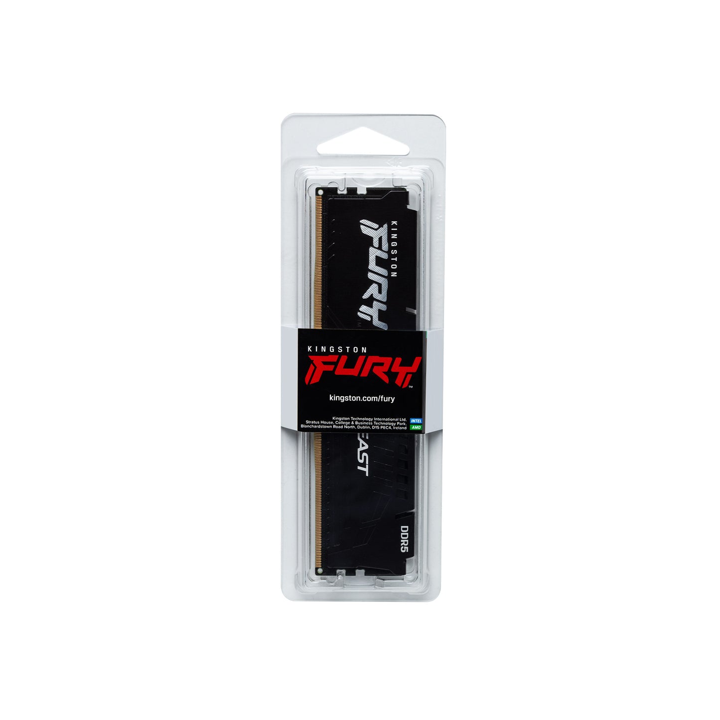 Memoria RAM Kingston Fury Beast, DDR5, 8GB, 5600Mhz KF556C40BB-8