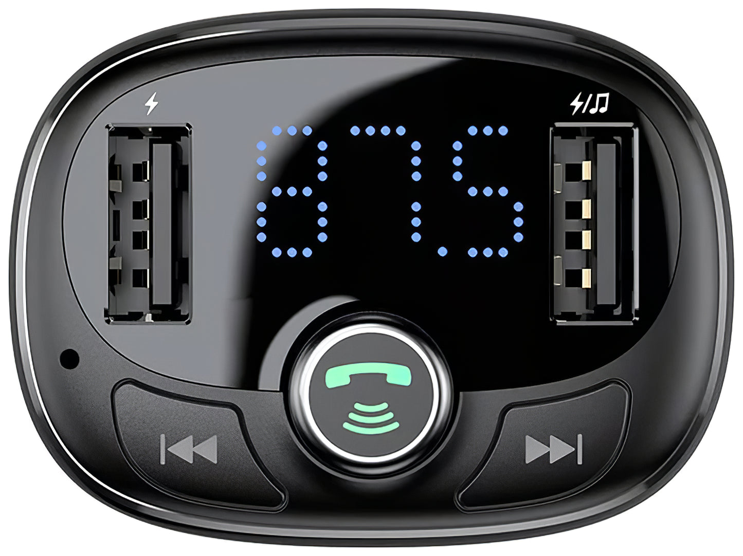 Modulatore FM Bluetooth Baseus S-09, 2 x USB-A - 1 x microSD CCMT000301