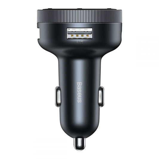 Baseus Enjoy Modulateur FM Bluetooth, Lecteur Mp3, 2 x USB, Noir CCLH-01