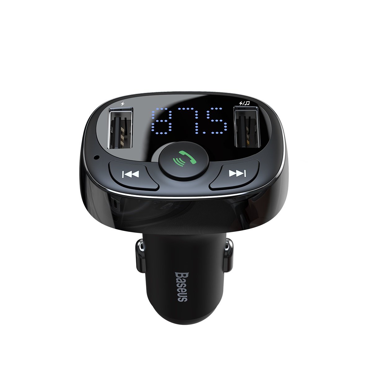 Modulatore FM Bluetooth Baseus S-09A, 2 x USB-A - 1 x microSD CCMT000001