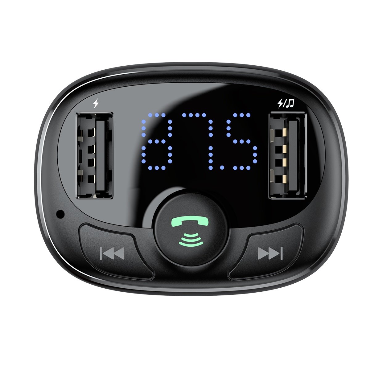 Modulatore FM Bluetooth Baseus S-09A, 2 x USB-A - 1 x microSD CCMT000001
