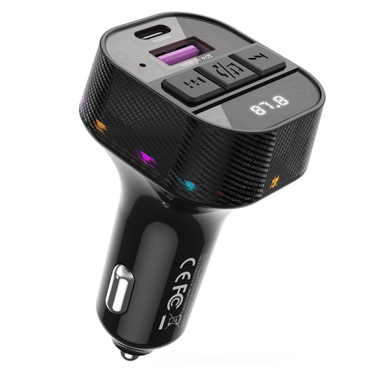 Modulateur FM Bluetooth XO Design BCC17, 1 x USB-A - 1 x USB-C