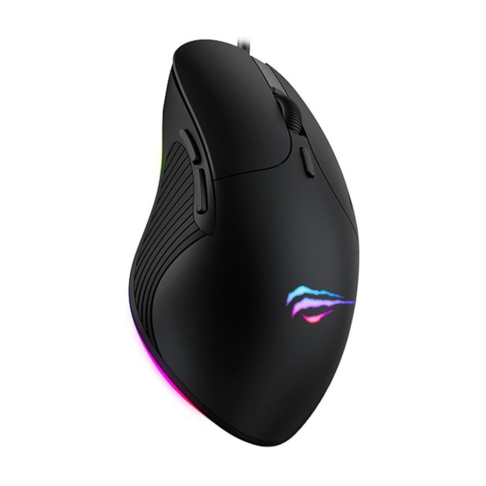 Souris Gaming Filaire USB HAVIT MS1020WB, RGB, 2400DPI, Noir