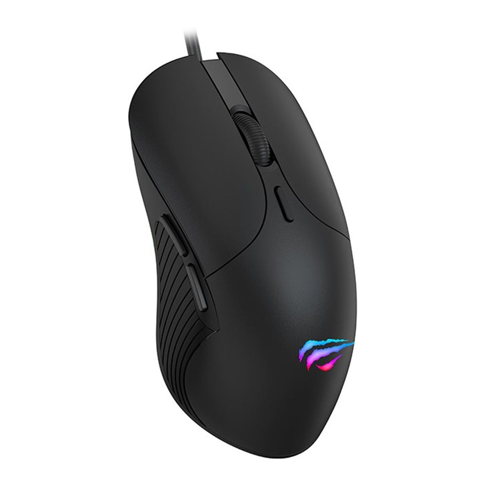 Souris Gaming Filaire USB HAVIT MS1020WB, RGB, 2400DPI, Noir