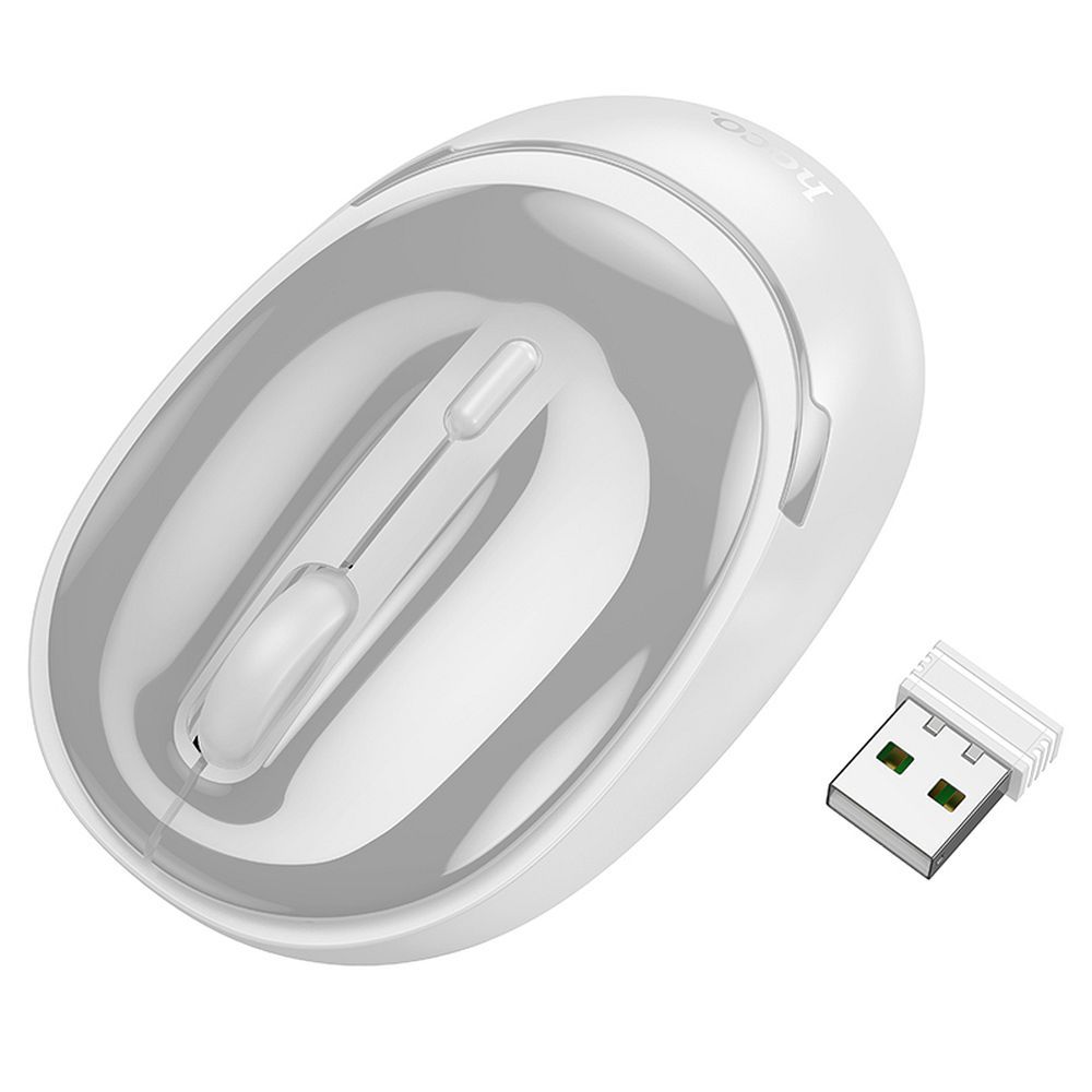 HOCO GM34 Mouse senza fili, 1600DPI, grigio