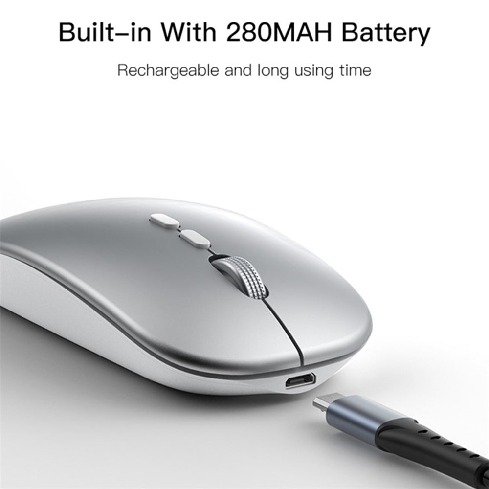 Souris sans fil Yesido KB15, 800DPI - 1600DPI, Argenté
