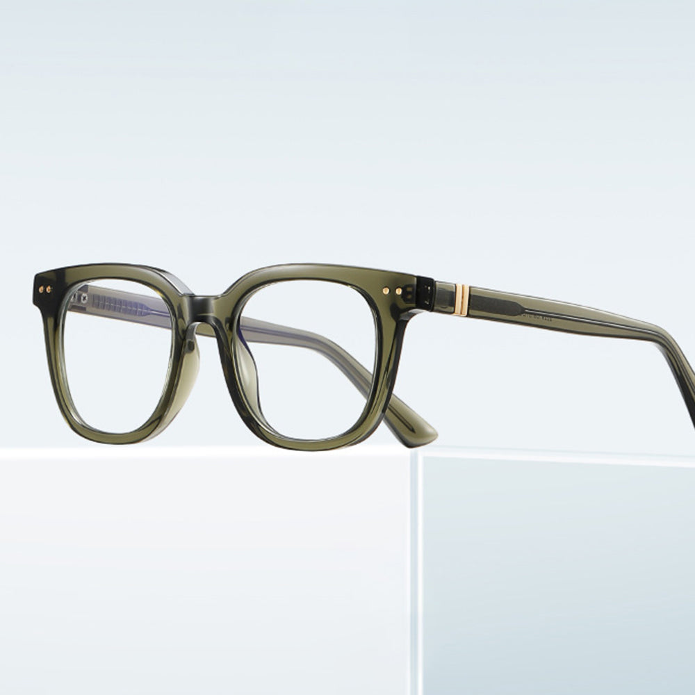 Computerbrille für Männer Techsuit 2229, Anti-Blue Light, Hellbraun