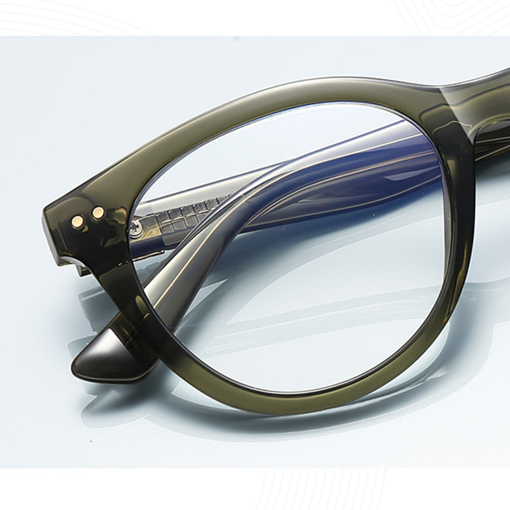 Lunettes d'ordinateur pour hommes Techsuit 2231, Anti-Lumière Bleue, Vertes