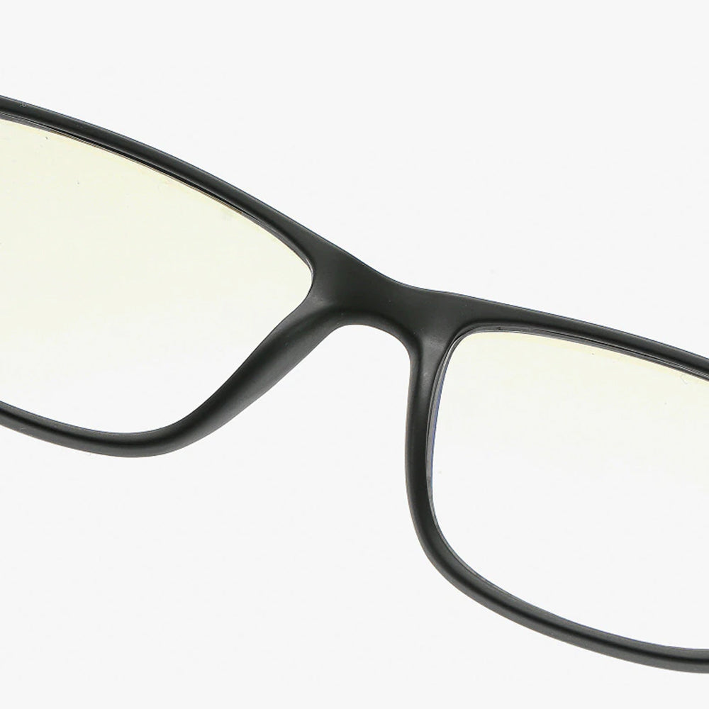 Occhiali da Computer Uomo Techsuit F2388, Anti-Luce Blu, Nero Grigio