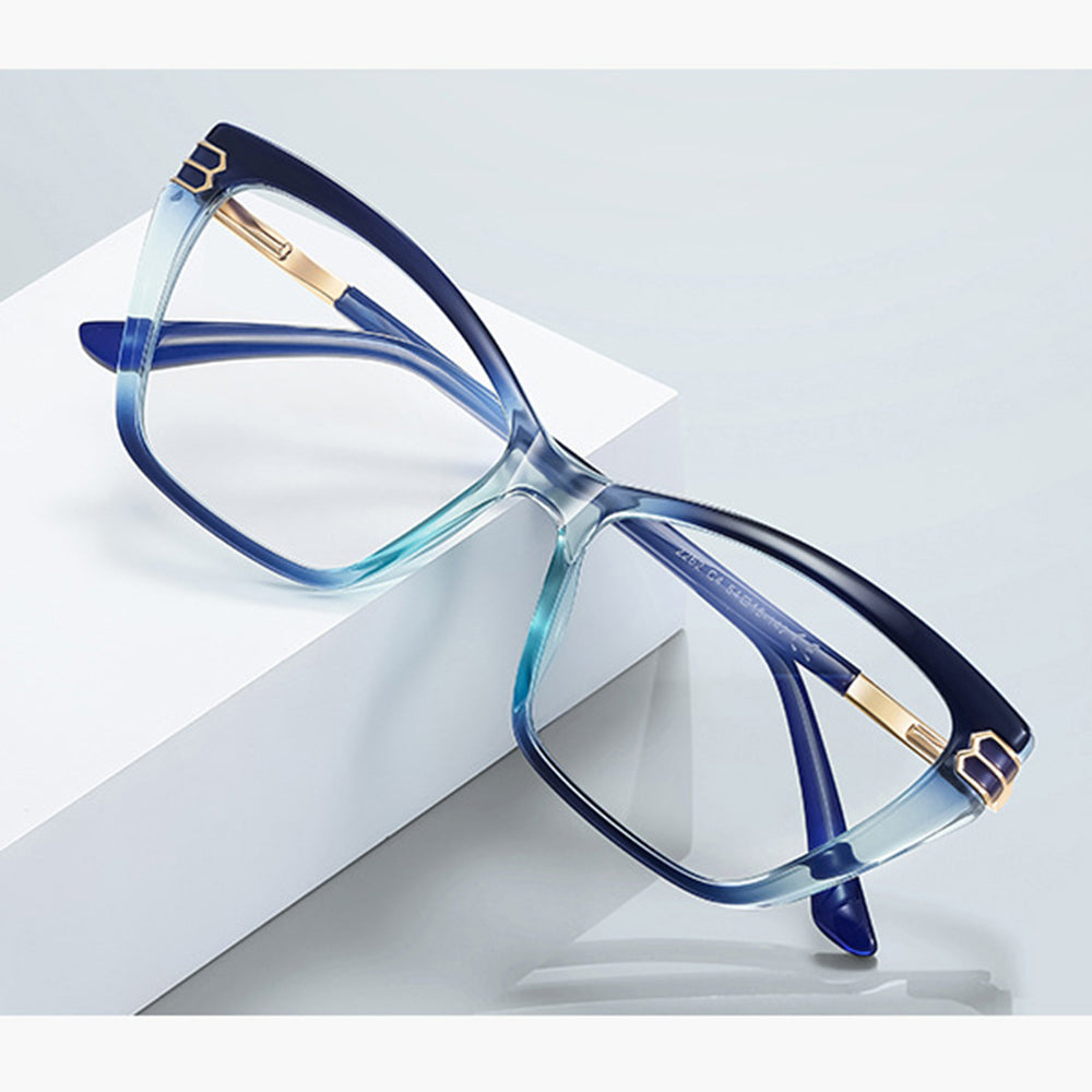 Lunettes d'ordinateur pour femmes Techsuit 2262, Anti-Lumière Bleue, Noires