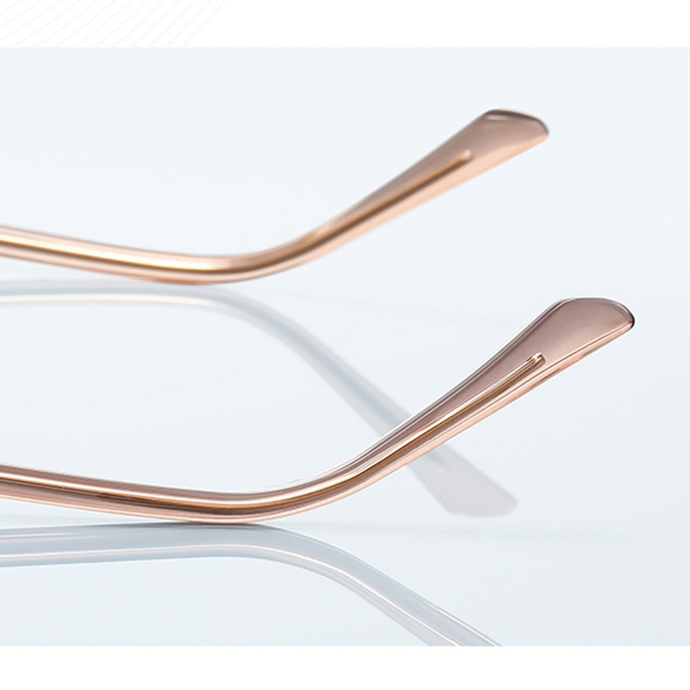 Lunettes d'ordinateur pour femmes Techsuit 2273, Anti-Lumière Bleue, Marron Clair
