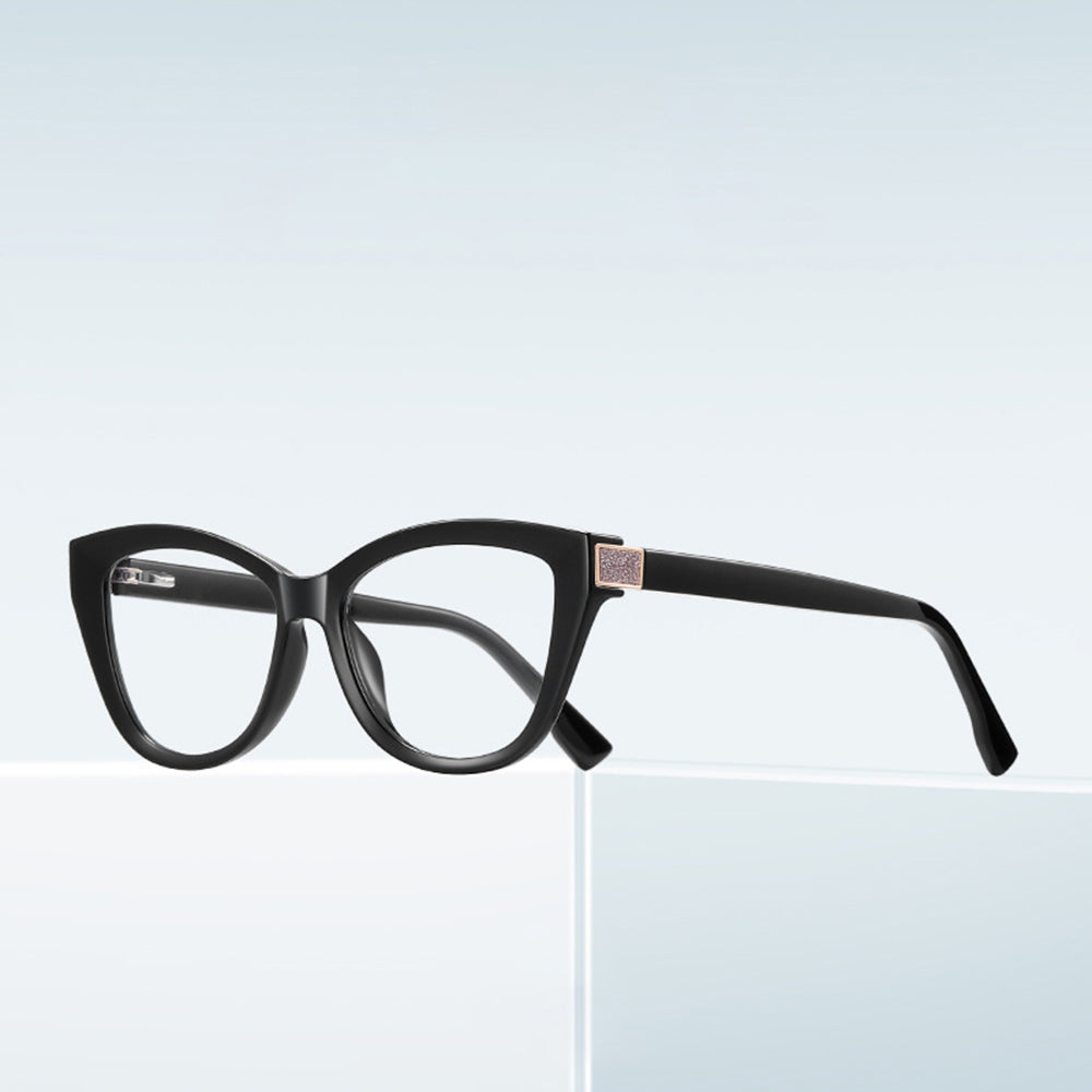 Lunettes d'ordinateur pour femmes Techsuit 2276, Anti-Lumière Bleue, Noires