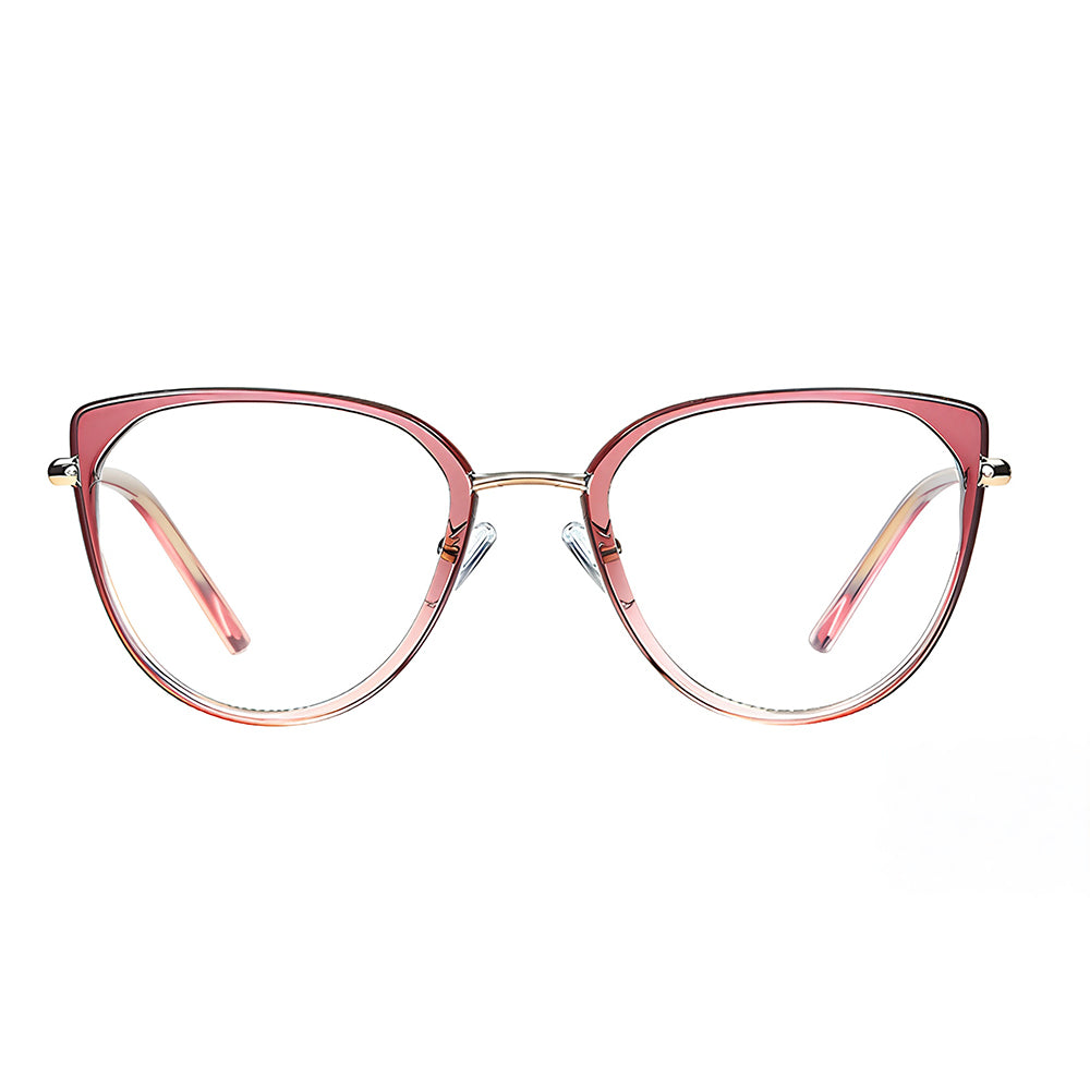 Occhiali Da Computer Donna Techsuit 82290, Anti-Luce Blu, Oro Rosa