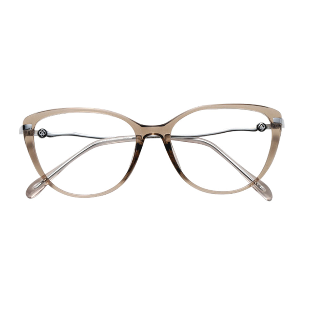 Occhiali Da Computer Donna Techsuit 86162, Anti-Luce Blu, Argento Beige