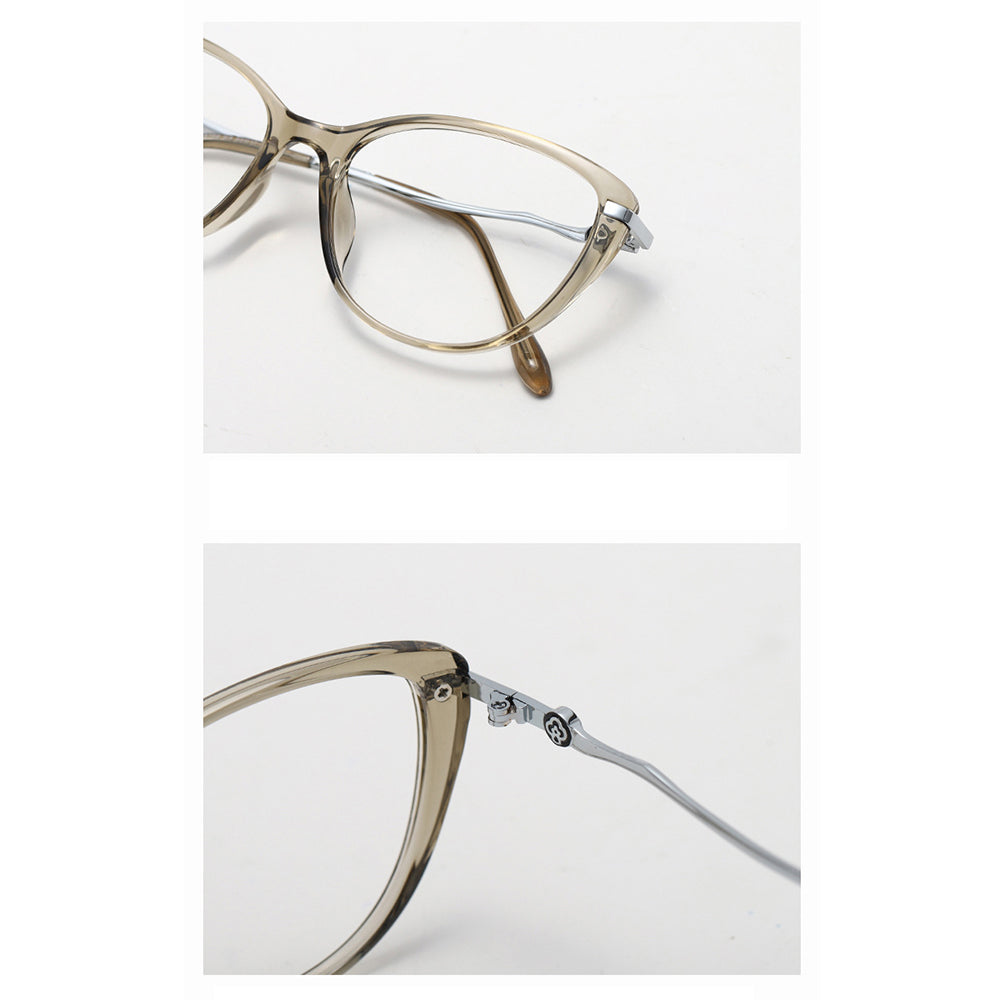 Damen Computerbrille Techsuit 86162, Anti-Blue Light, Schwarz Gold