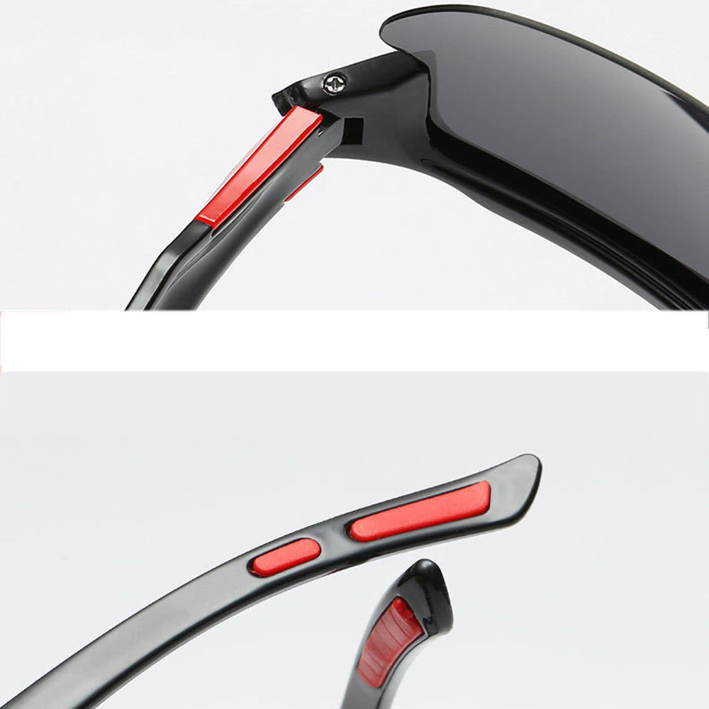 Lunettes de Cyclisme Unisexes Techsuit 9301, Protection UV, Noir Bleu