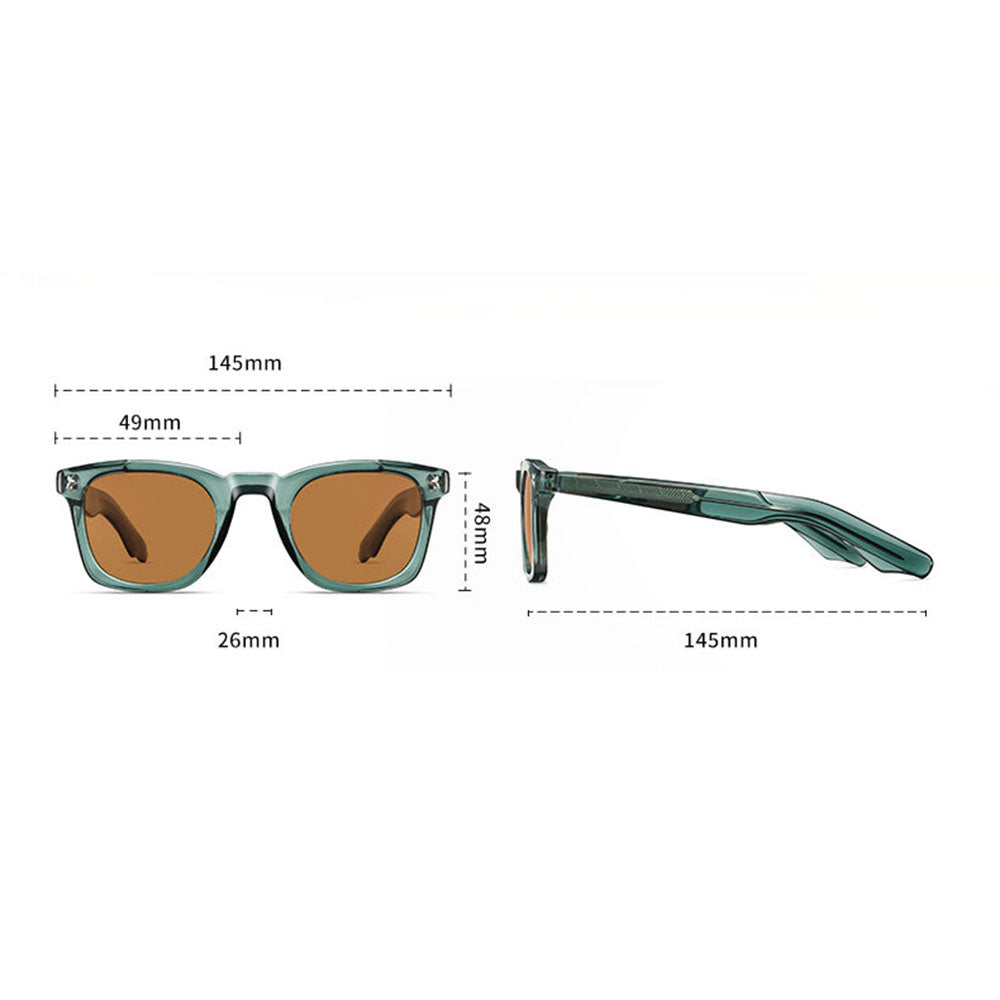 Herren-Sonnenbrille Techsuit 31243, polarisiert, UV-Schutz, Grau