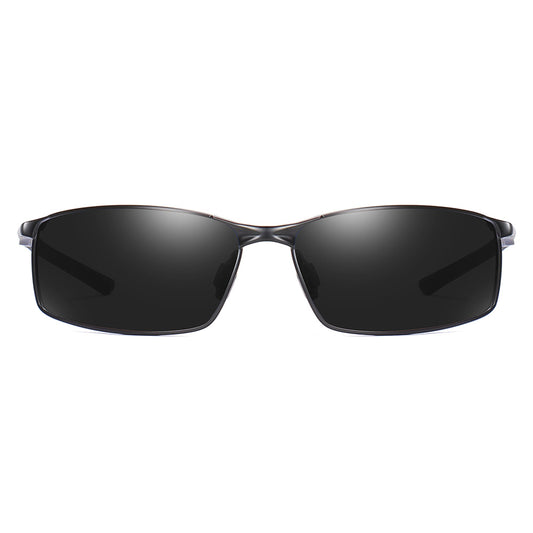 Occhiali da Sole Uomo Techsuit 559, Polarizzati, Protezione UV, Neri