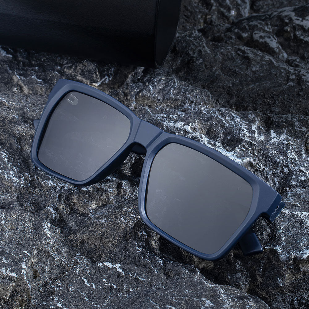 Herren-Sonnenbrille Techsuit 8500, polarisiert, UV-Schutz, braun