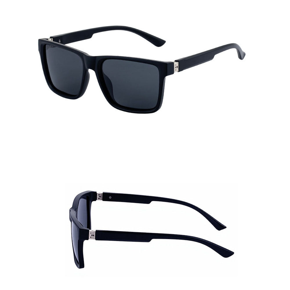 Lunettes de Soleil Homme Techsuit 8506, Polarisées, Protection UV, Bleu Mat Gris