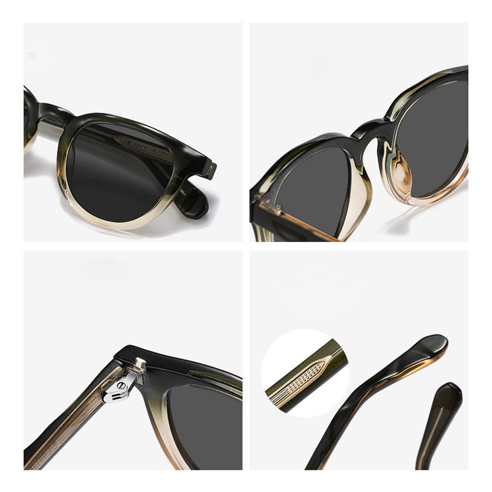 Lunettes de Soleil Homme Techsuit 8663, Polarisées, Protection UV, Noires