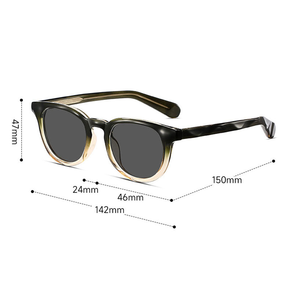 Lunettes de Soleil Homme Techsuit 8663, Polarisées, Protection UV, Noires