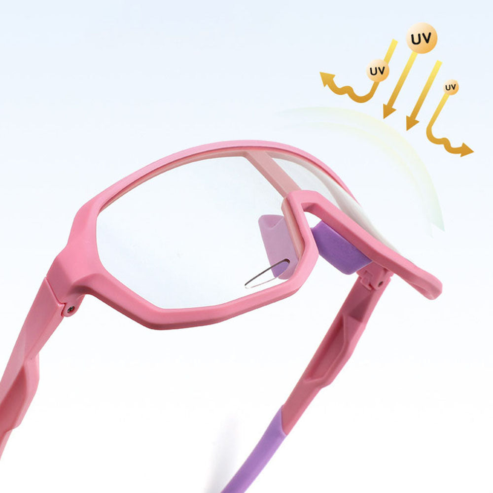 Occhiali da Sole Bambini Techsuit 22312, Polarizzati, Protezione UV, Rosa
