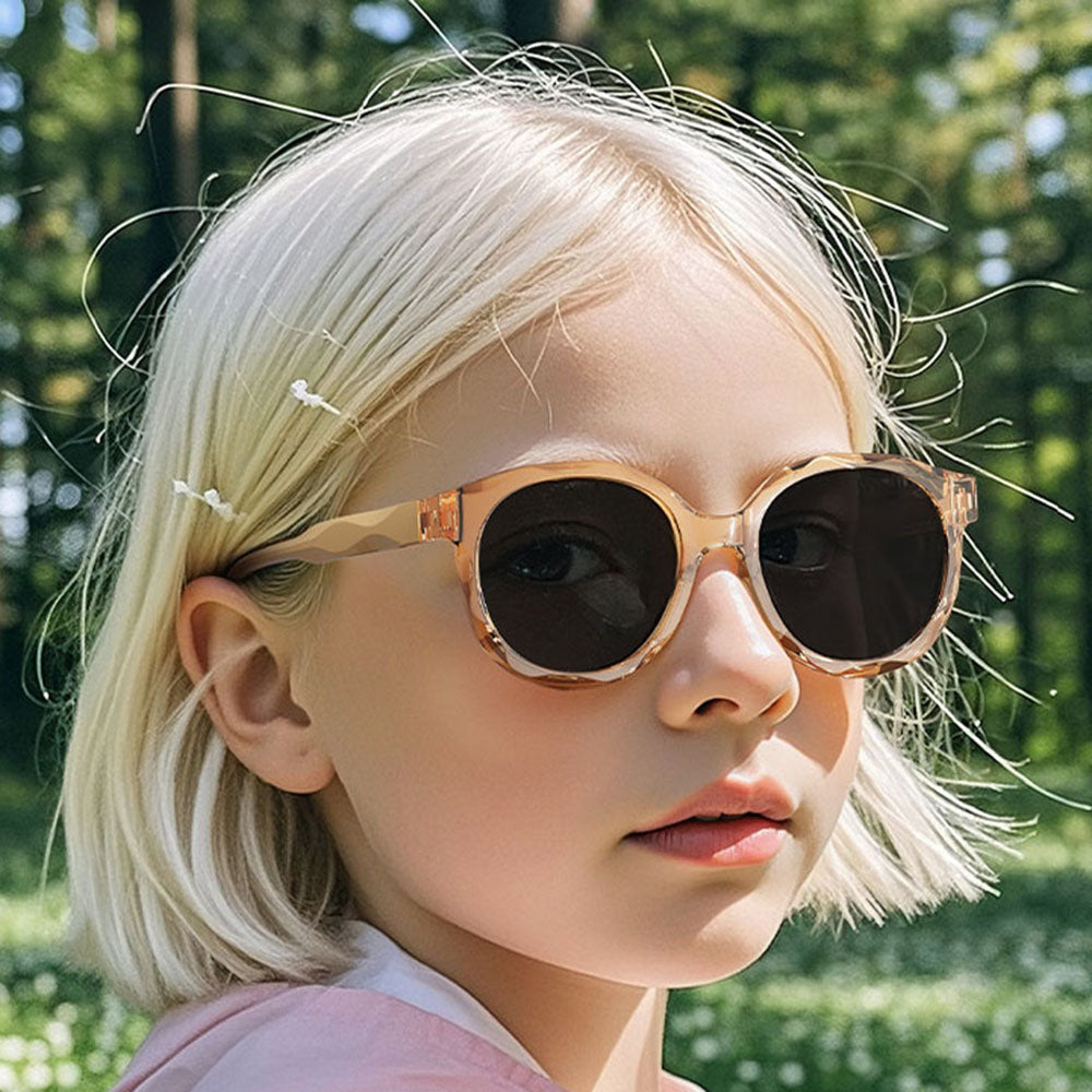 Techsuit 627 Kids Sunglasses, Polarized, UV Protection, Peach Pink