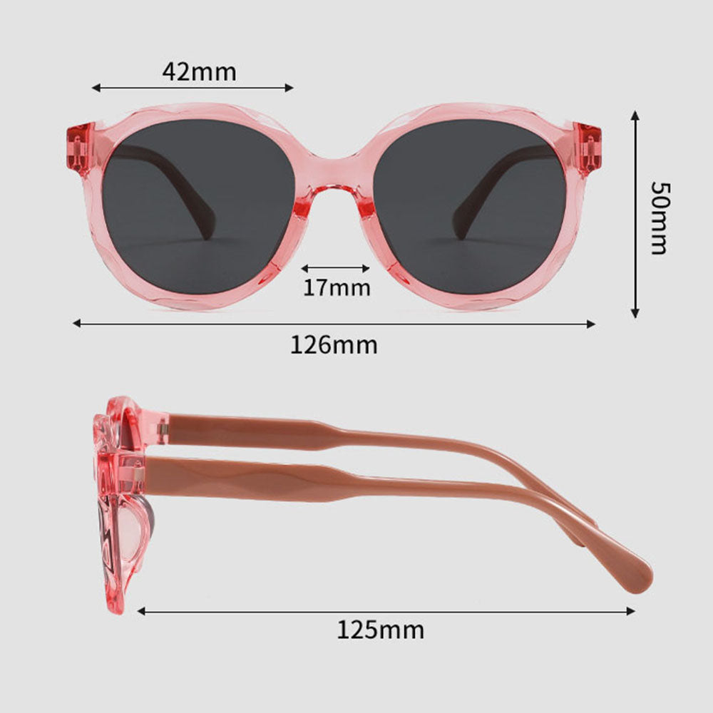 Techsuit 627 Kids Sunglasses, Polarized, UV Protection, Peach Pink