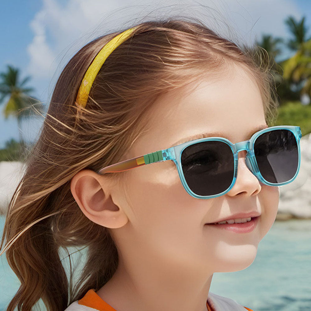 Occhiali da Sole per Bambini Techsuit 9694, Polarizzati, Protezione UV, Multicolore