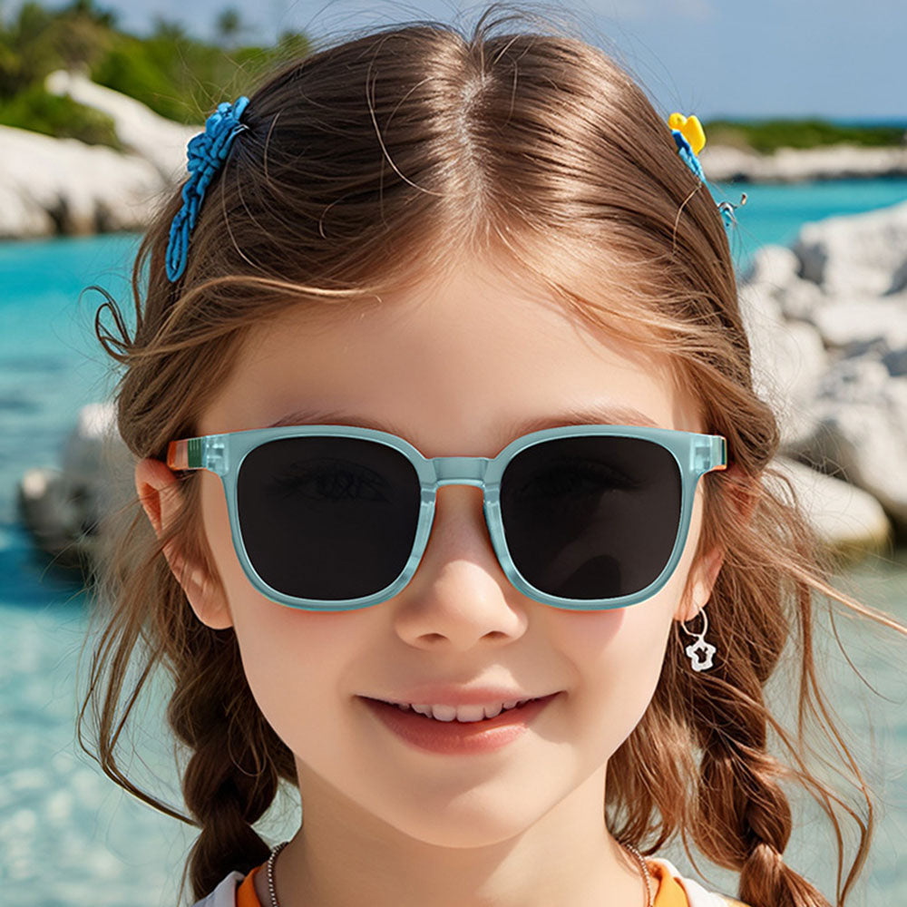 Occhiali da Sole per Bambini Techsuit 9694, Polarizzati, Protezione UV, Multicolore