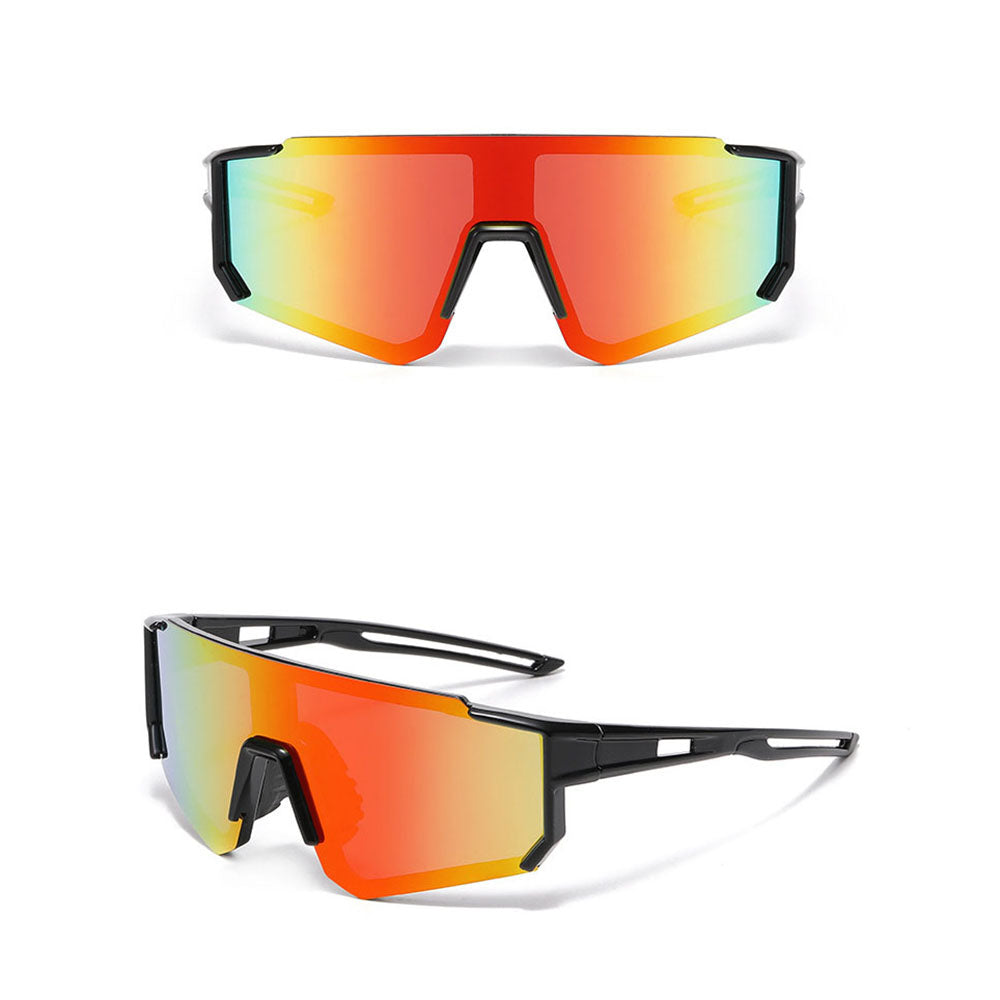 Occhiali da Sole Bambini Techsuit R601, Polarizzati, Protezione UV, Neri Arancioni Gialli