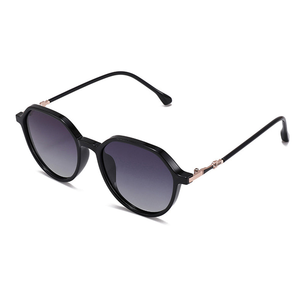 Damen-Sonnenbrille Techsuit 2203, polarisiert, UV-Schutz, Schwarz Grau
