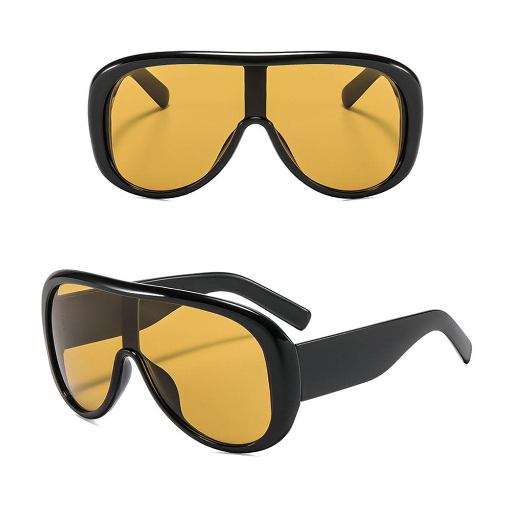 Lunettes de Soleil Femme Techsuit 89337, Noires Jaunes