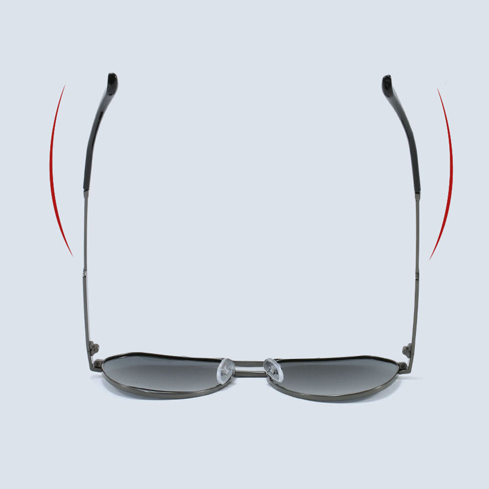 Unisex Techsuit 8622 Sonnenbrille, polarisiert, UV-Schutz, goldfarben