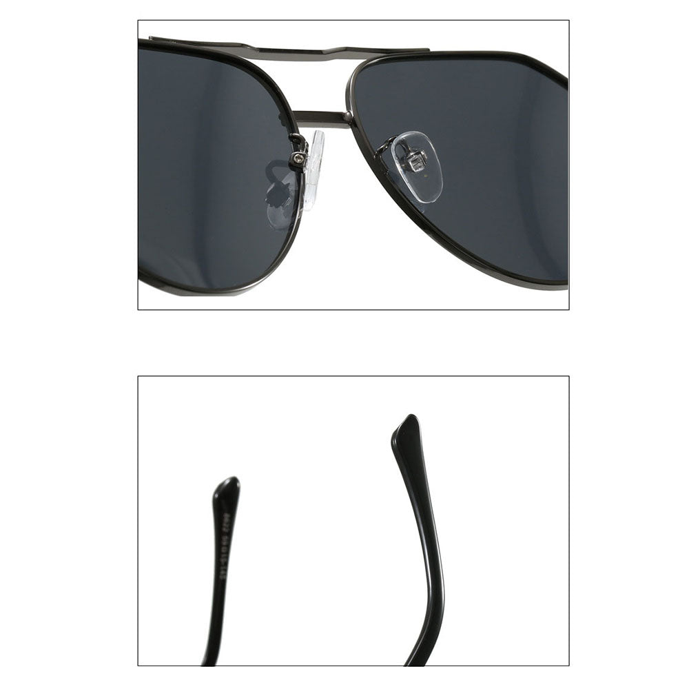 Unisex Techsuit 8622 Sonnenbrille, polarisiert, UV-Schutz, goldfarben