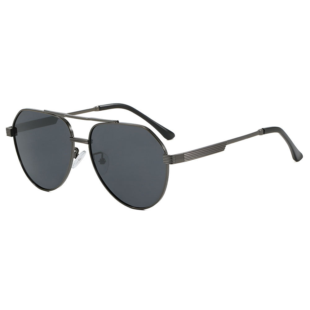 Unisex Techsuit 8622 Sonnenbrille, polarisiert, UV-Schutz, Dunkelgrau