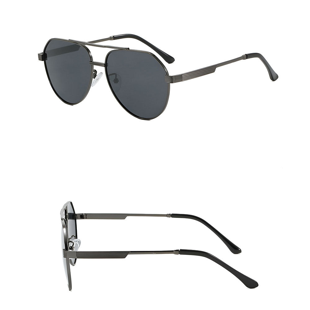 Unisex Techsuit 8622 Sonnenbrille, polarisiert, UV-Schutz, Dunkelgrau